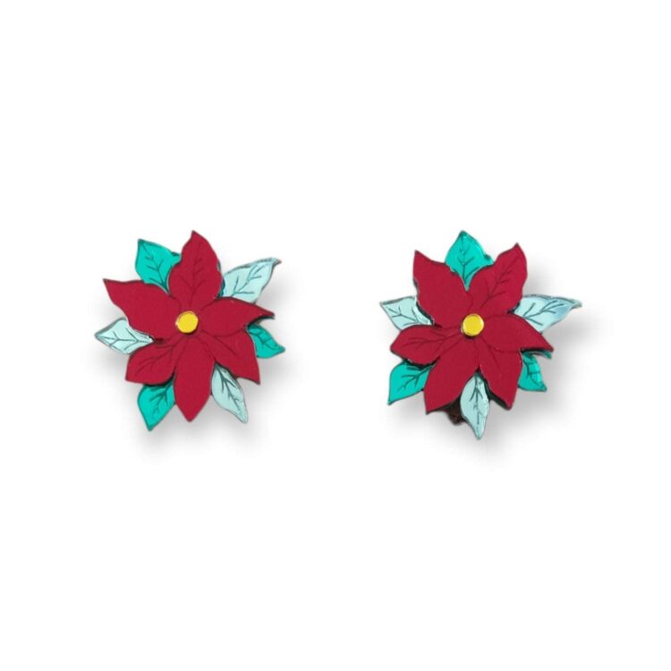 Poinsettia | Earrings