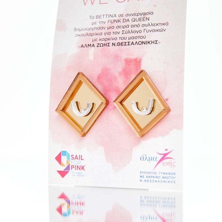 Earrings "WE CARE" - FUNK DA QUEEN