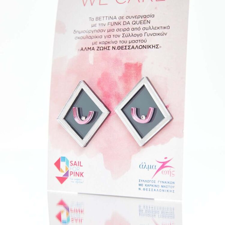 Earrings "WE CARE" - FUNK DA QUEEN