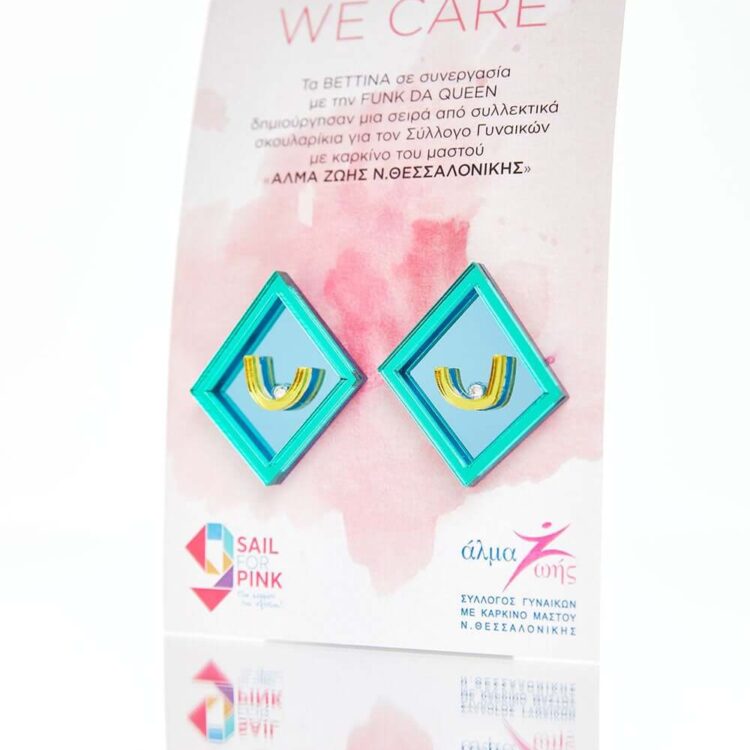 Earrings "WE CARE" - FUNK DA QUEEN