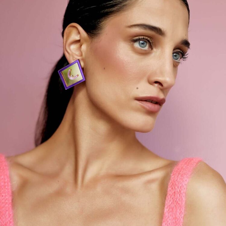 Earrings "WE CARE" - FUNK DA QUEEN