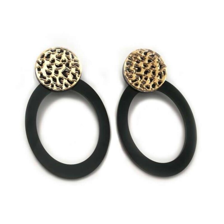 Earrings "Leopard Hoops" - FUNK DA QUEEN