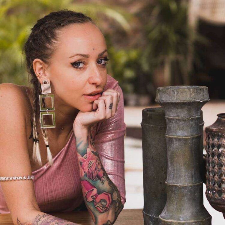 Earrings "Glamour Square" - FUNK DA QUEEN