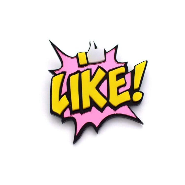 Brooches "Like" - FUNK DA QUEEN