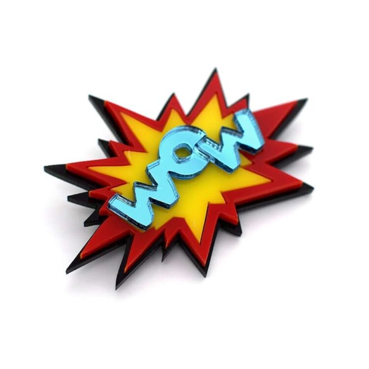 Brooches "WoW" - FUNK DA QUEEN