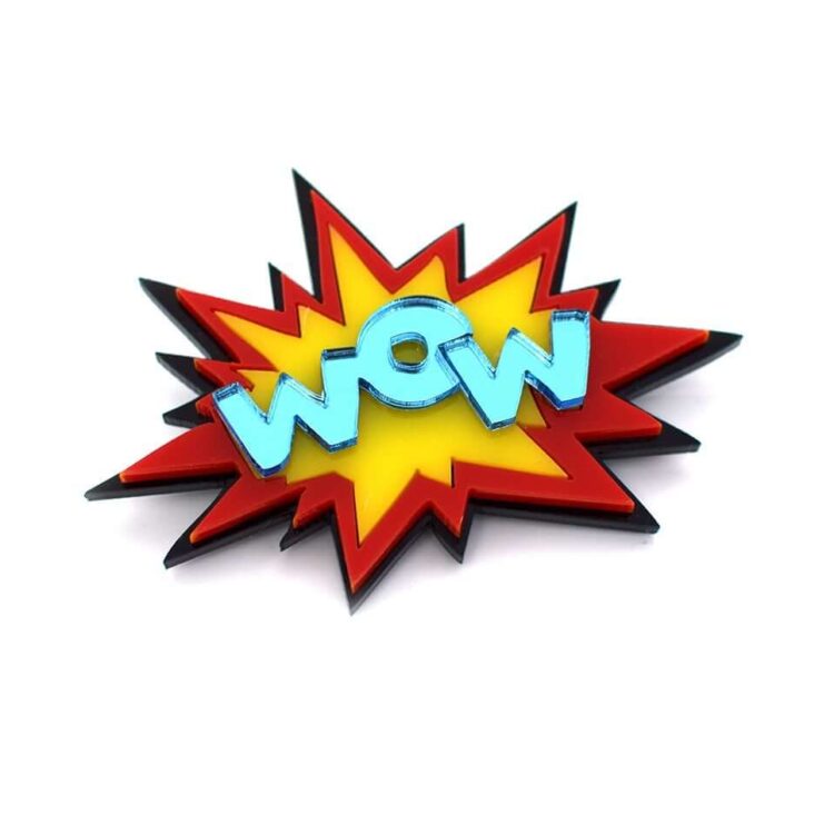 Brooches "WoW" - FUNK DA QUEEN