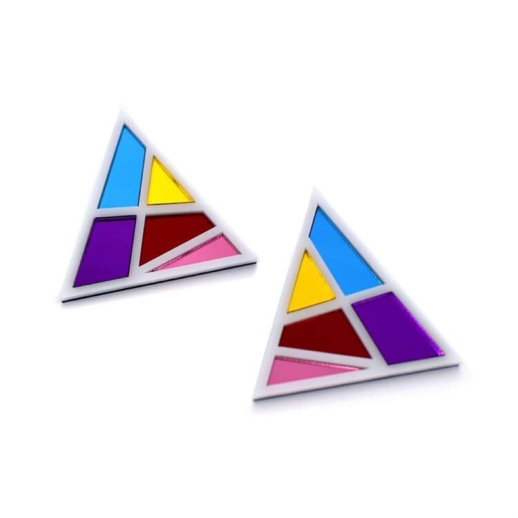 Earrings "Inlay" - FUNK DA QUEEN