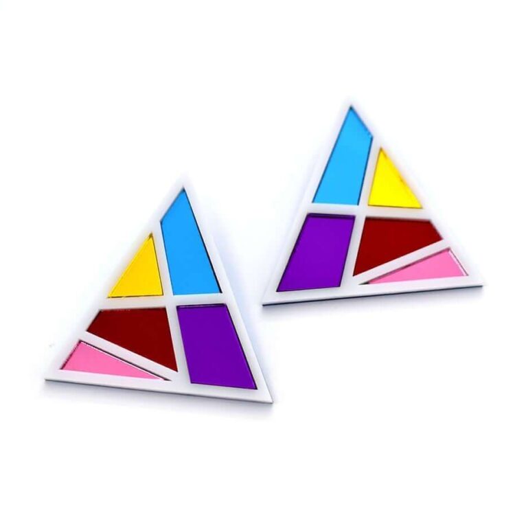 Earrings "Inlay" - FUNK DA QUEEN