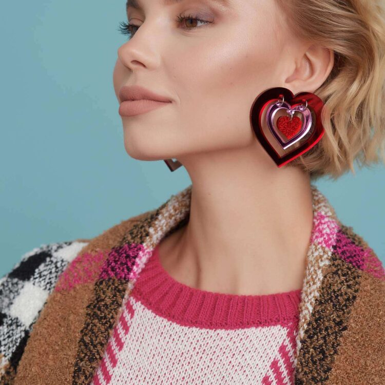 Earrings "Love" - FUNK DA QUEEN