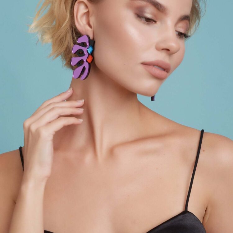 Earrings "Amoheba" - FUNK DA QUEEN