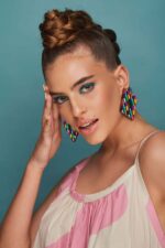 Earrings "Marquetry" - FUNK DA QUEEN