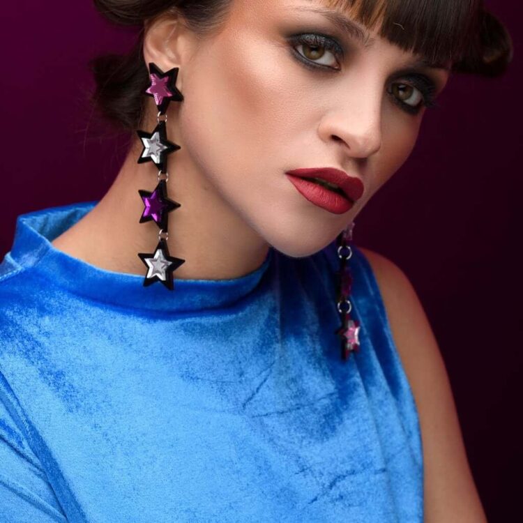 Earrings "Asteroid" - FUNK DA QUEEN