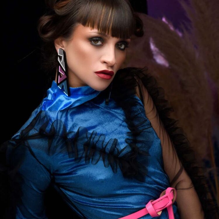 Earrings "Snow Queen" - FUNK DA QUEEN