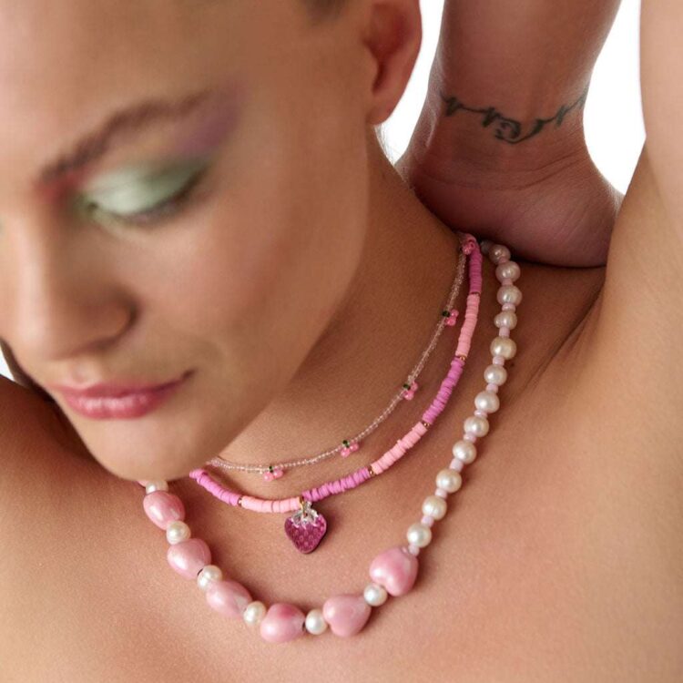Cherry Mood - Pink Strawberry - Naxos | Necklace