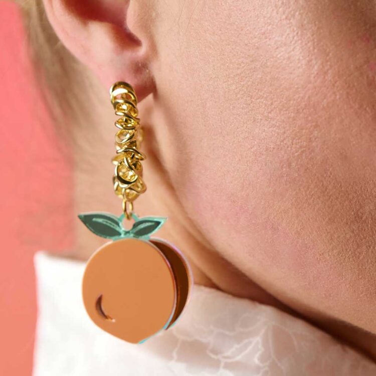 Peach Please | Σκουλαρίκια