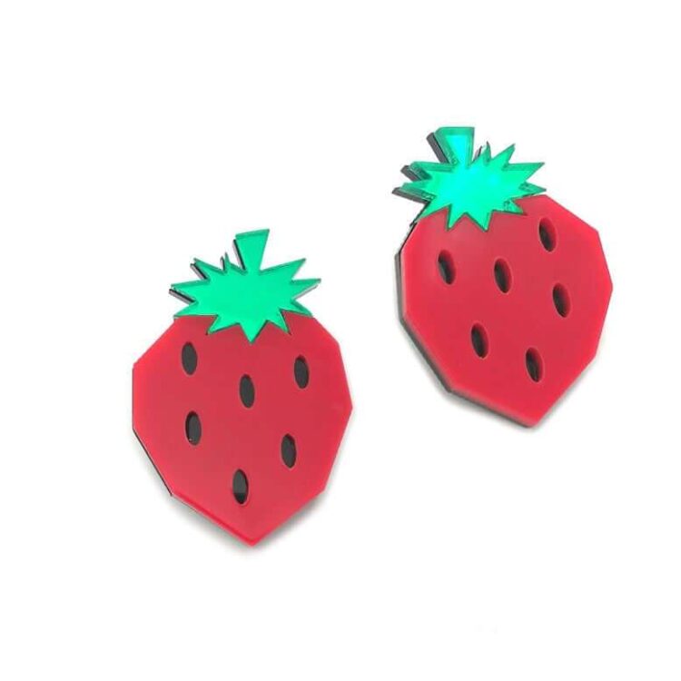 Earrings "Strawberry" - FUNK DA QUEEN