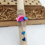 Rainbow & Hearts | Candle