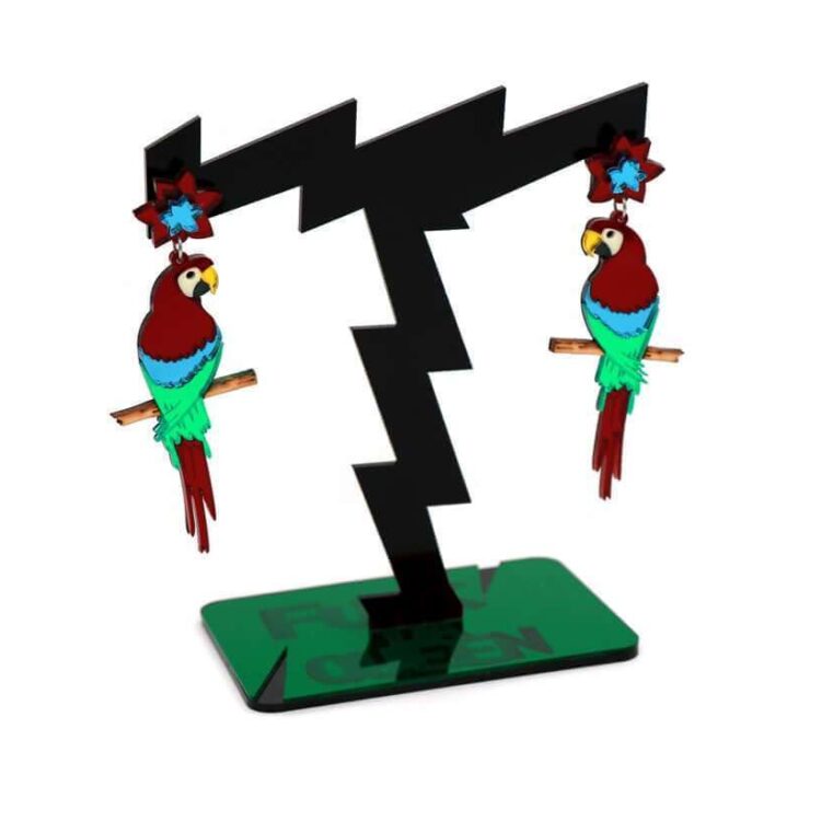 Earrings "Popinjay" - FUNK DA QUEEN