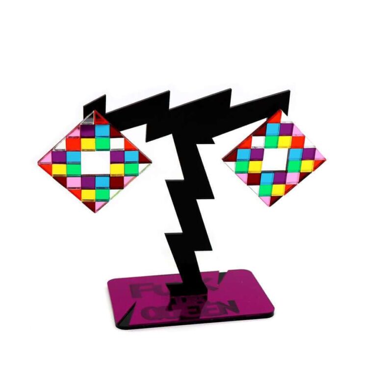 Earrings "Marquetry" - FUNK DA QUEEN