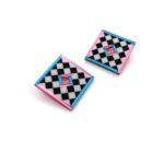 Earrings "Chessboard" - FUNK DA QUEEN