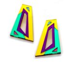 Earrings "Quadrilateral" - FUNK DA QUEEN