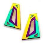 Earrings "Quadrilateral" - FUNK DA QUEEN
