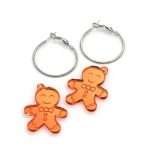 Earrings "Xmas Cookie Hoopies" - FUNK DA QUEEN