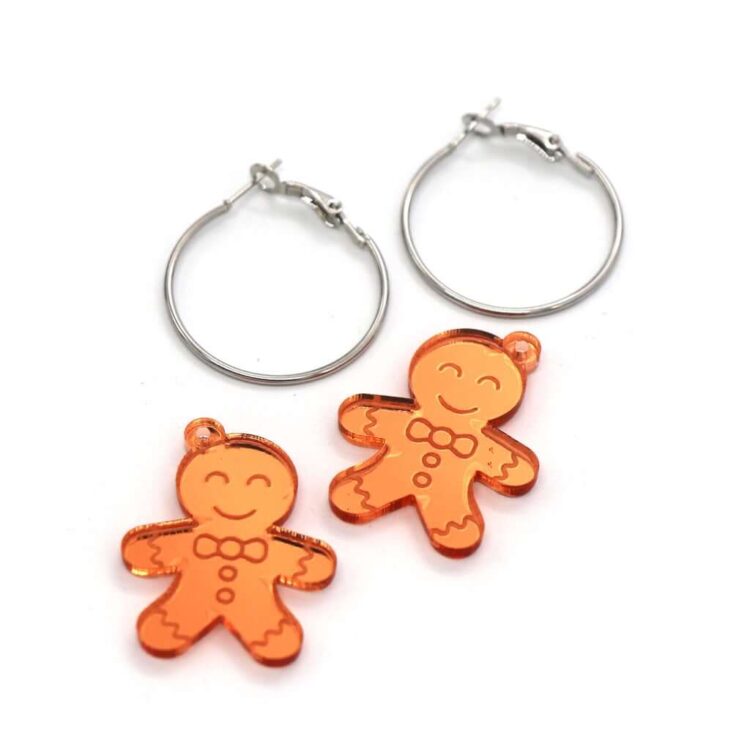 Earrings "Xmas Cookie Hoopies" - FUNK DA QUEEN