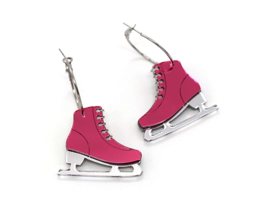 IMG_1276 Earrings "Ice Skates Hoopies" - FUNK DA QUEEN