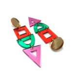 Earrings "Indian's Smoke" - FUNK DA QUEEN