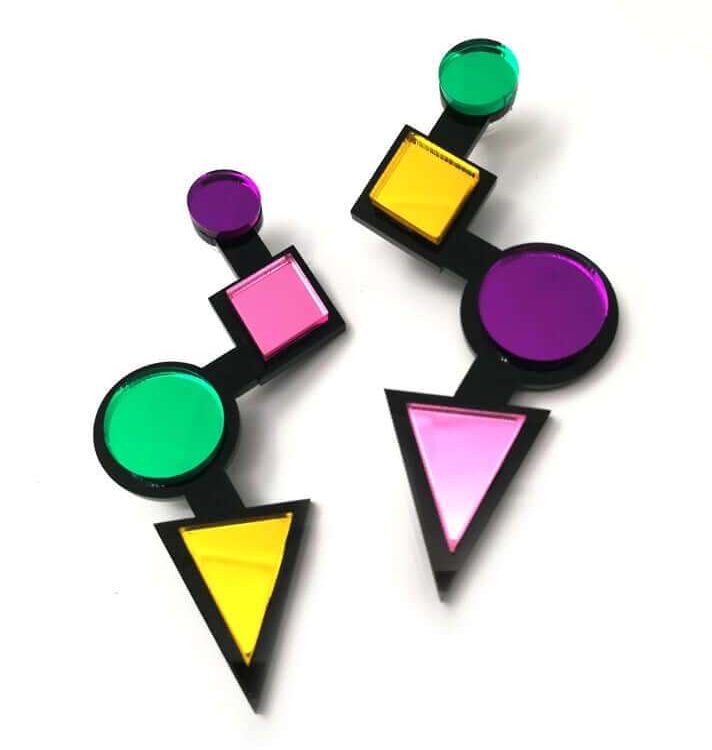 Earrings "Chemical Bond" - FUNK DA QUEEN