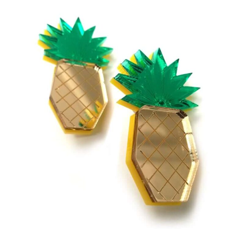Earrings "Pineapple" - FUNK DA QUEEN