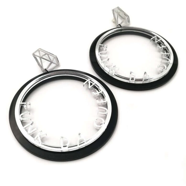 Earrings "Diamond Hoops" - FUNK DA QUEEN
