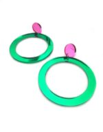 Earrings "Hula Hoops Mirror" - FUNK DA QUEEN