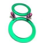 Earrings "Hula Hoops Mirror" - FUNK DA QUEEN
