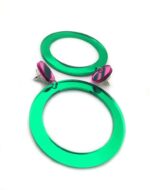 Earrings "Hula Hoops Mirror" - FUNK DA QUEEN