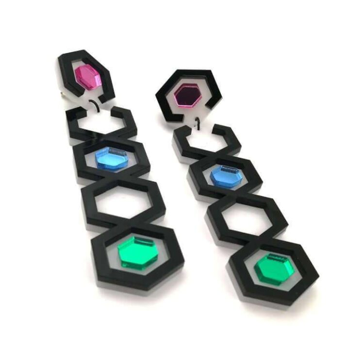 Earrings "Lithium" - FUNK DA QUEEN