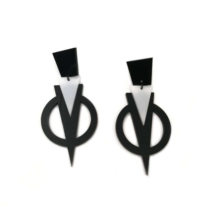 Earrings "V For Vendetta" - FUNK DA QUEEN