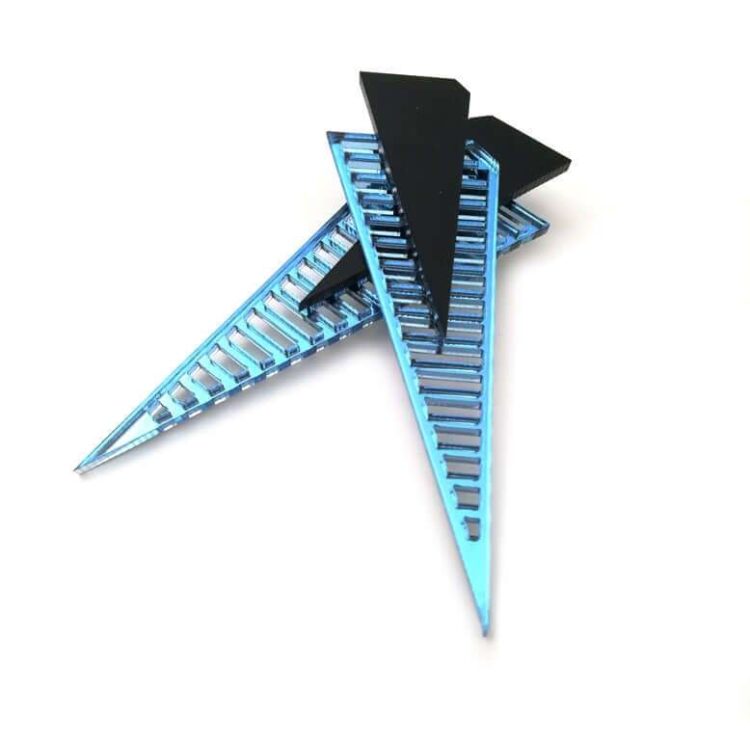 Earrings "Crystal Satellite" - FUNK DA QUEEN