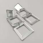 Earrings "Glamour Square" - FUNK DA QUEEN