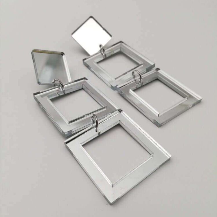 Earrings "Glamour Square" - FUNK DA QUEEN