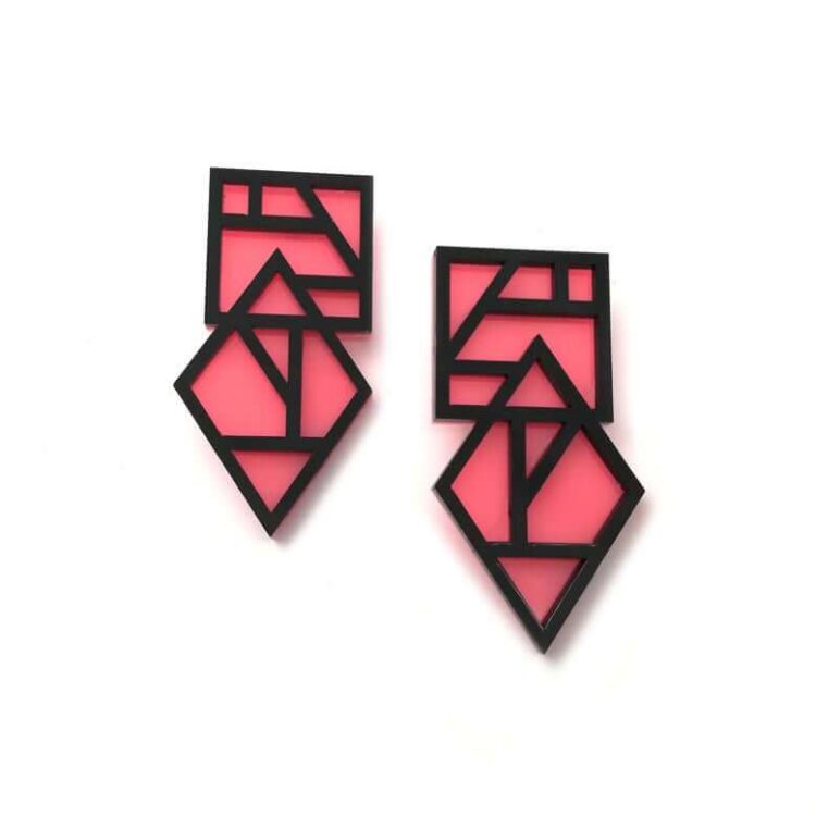 Earrings "Tetris" - FUNK DA QUEEN