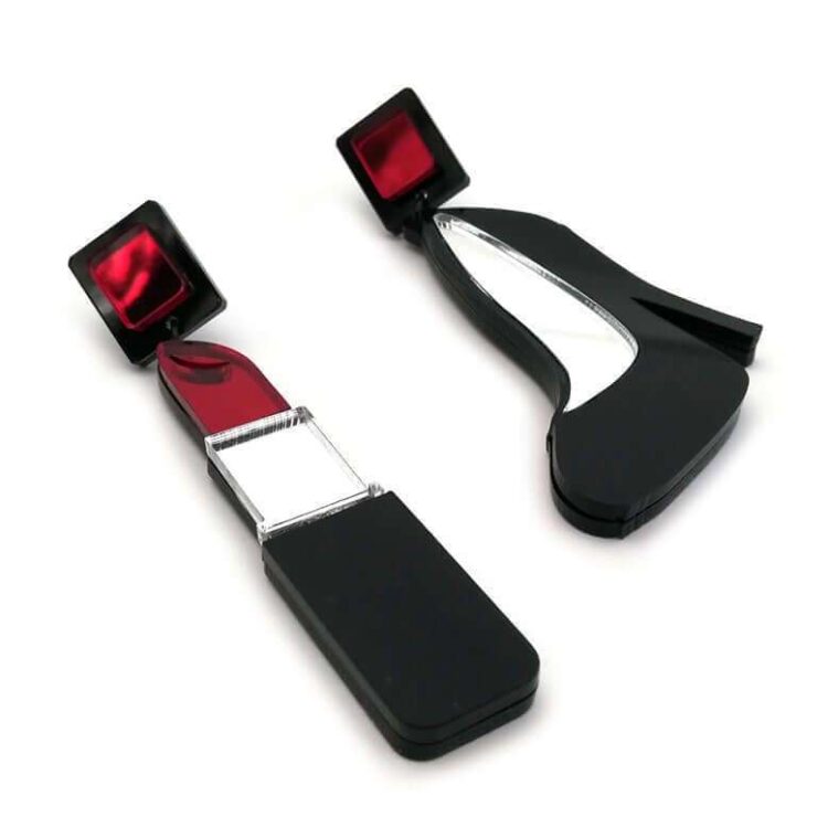 Earrings "Lipstick & High Heels" - FUNK DA QUEEN