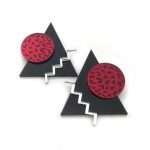 Earrings "Memphis Zic-Zac" - FUNK DA QUEEN