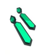 Earrings "Stripped Tie" - FUNK DA QUEEN