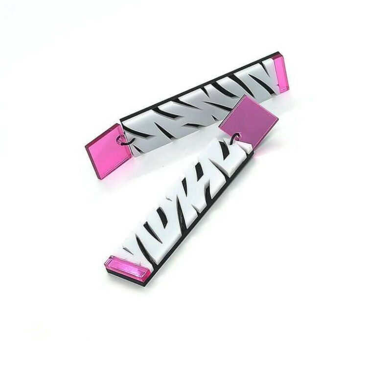 Earrings "Zebra Stick"  - FUNK DA QUEEN