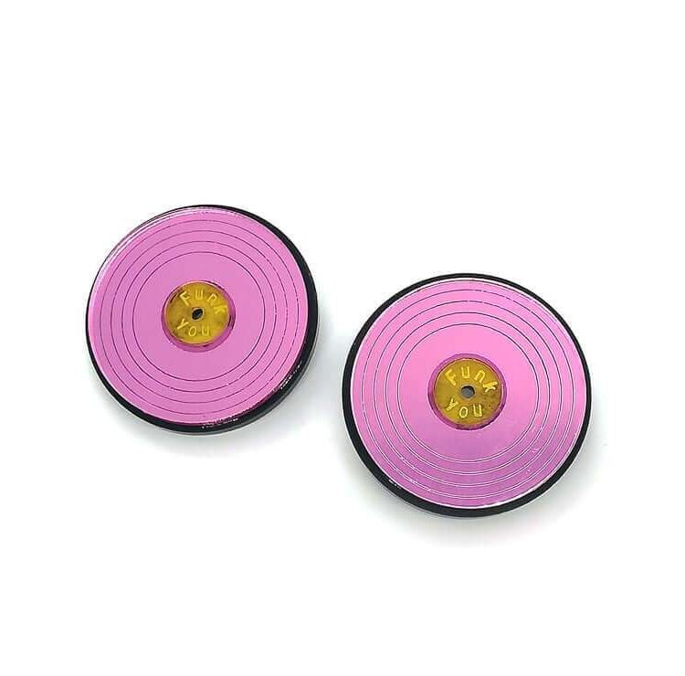 Earrings "Vinyl" - FUNK DA QUEEN