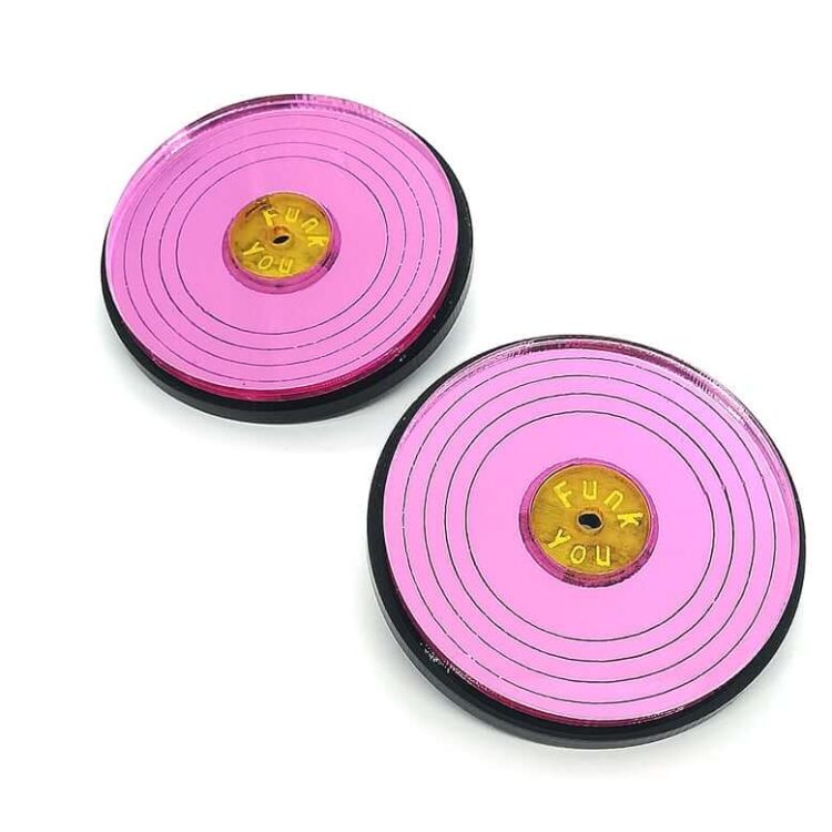 Earrings "Vinyl" - FUNK DA QUEEN