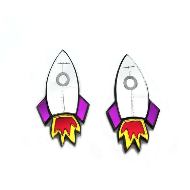 Earrings "Rocket" - FUNK DA QUEEN