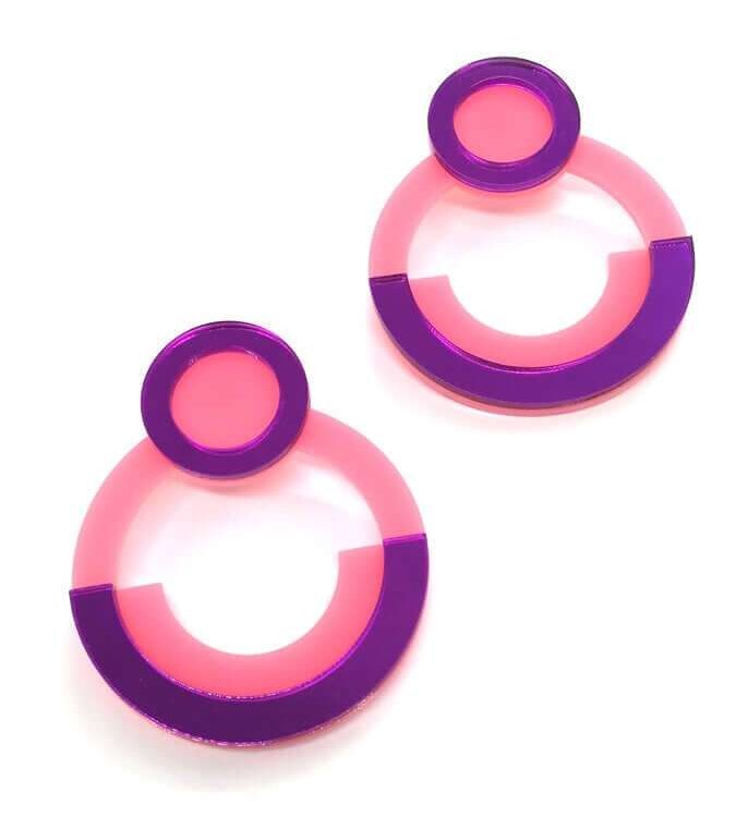 Earrings "Earth Hoops" - FUNK DA QUEEN